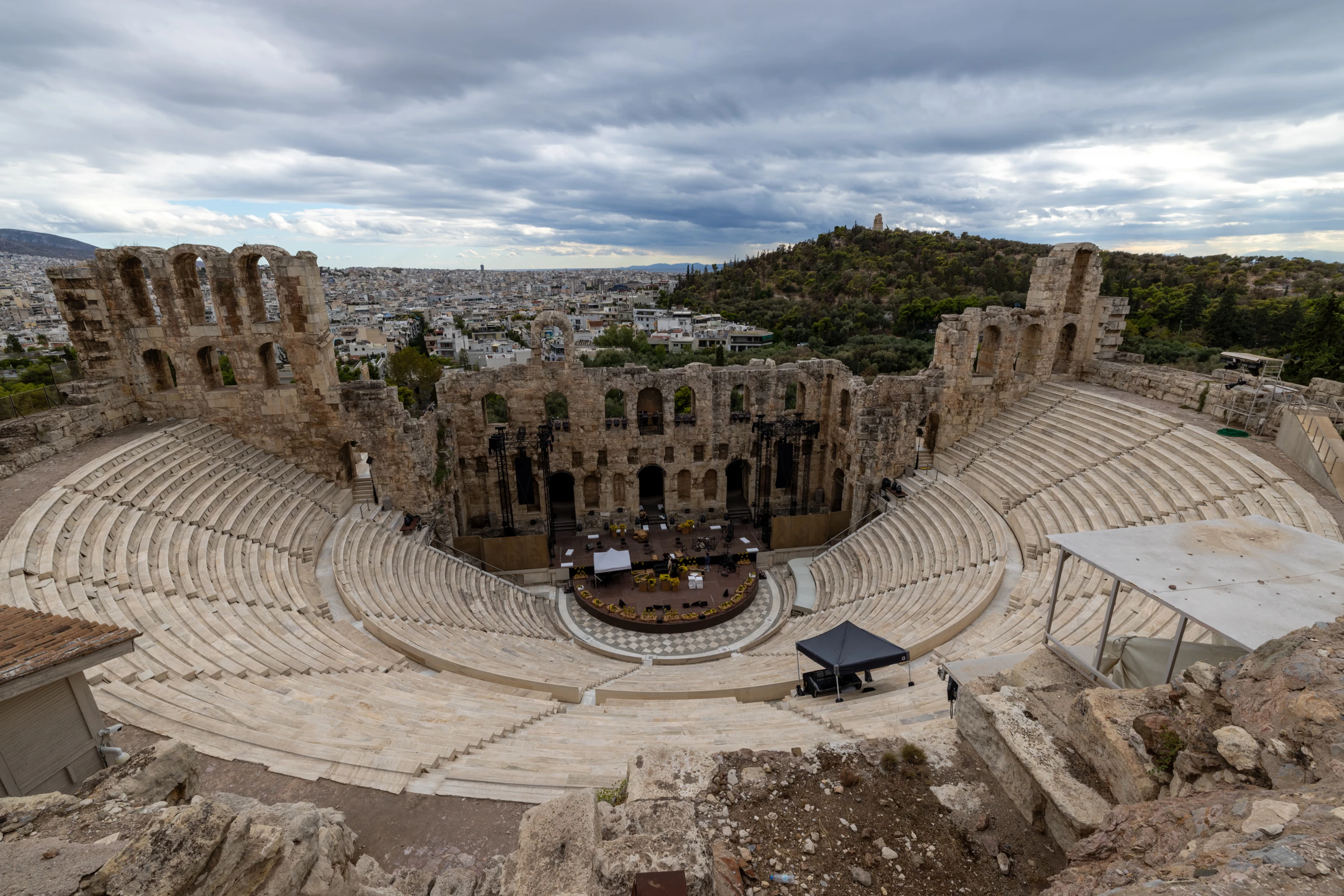 The Odeon of Herodes Atticus.