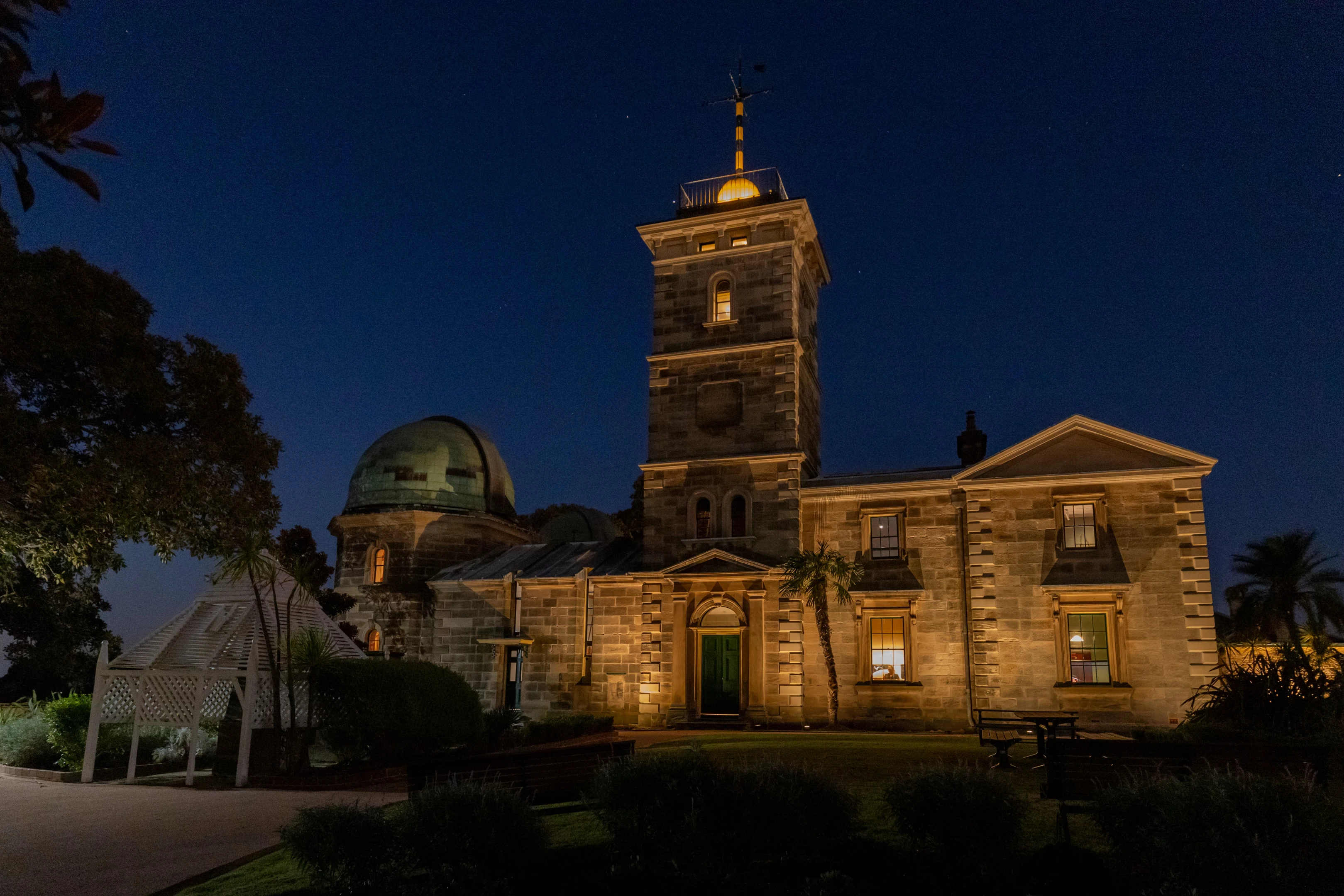 Sydney Observatory at night