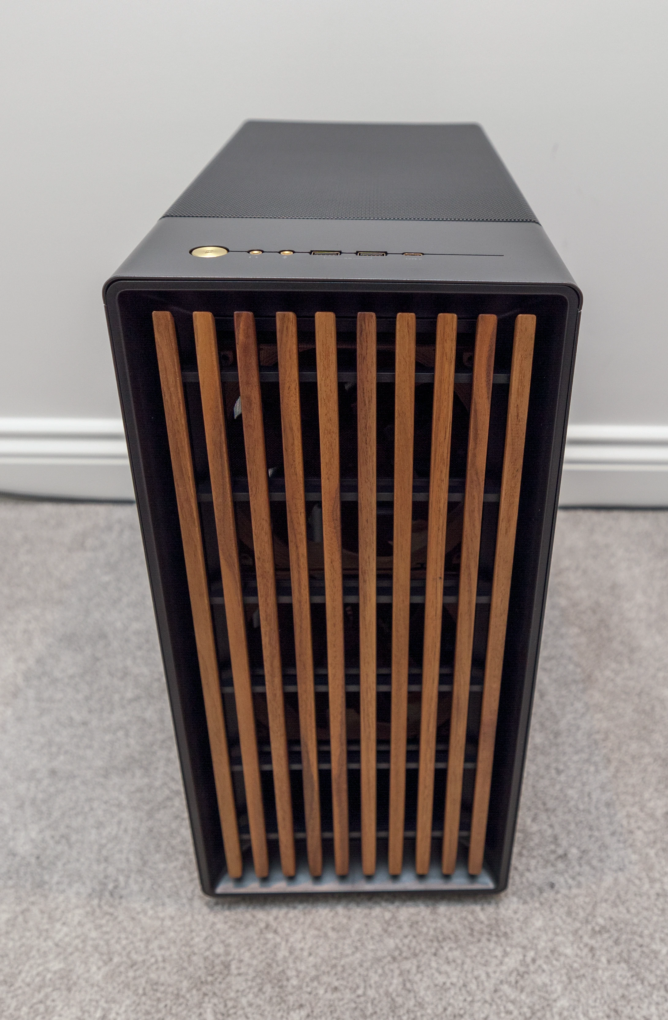 A photo of the front and top of the new tower