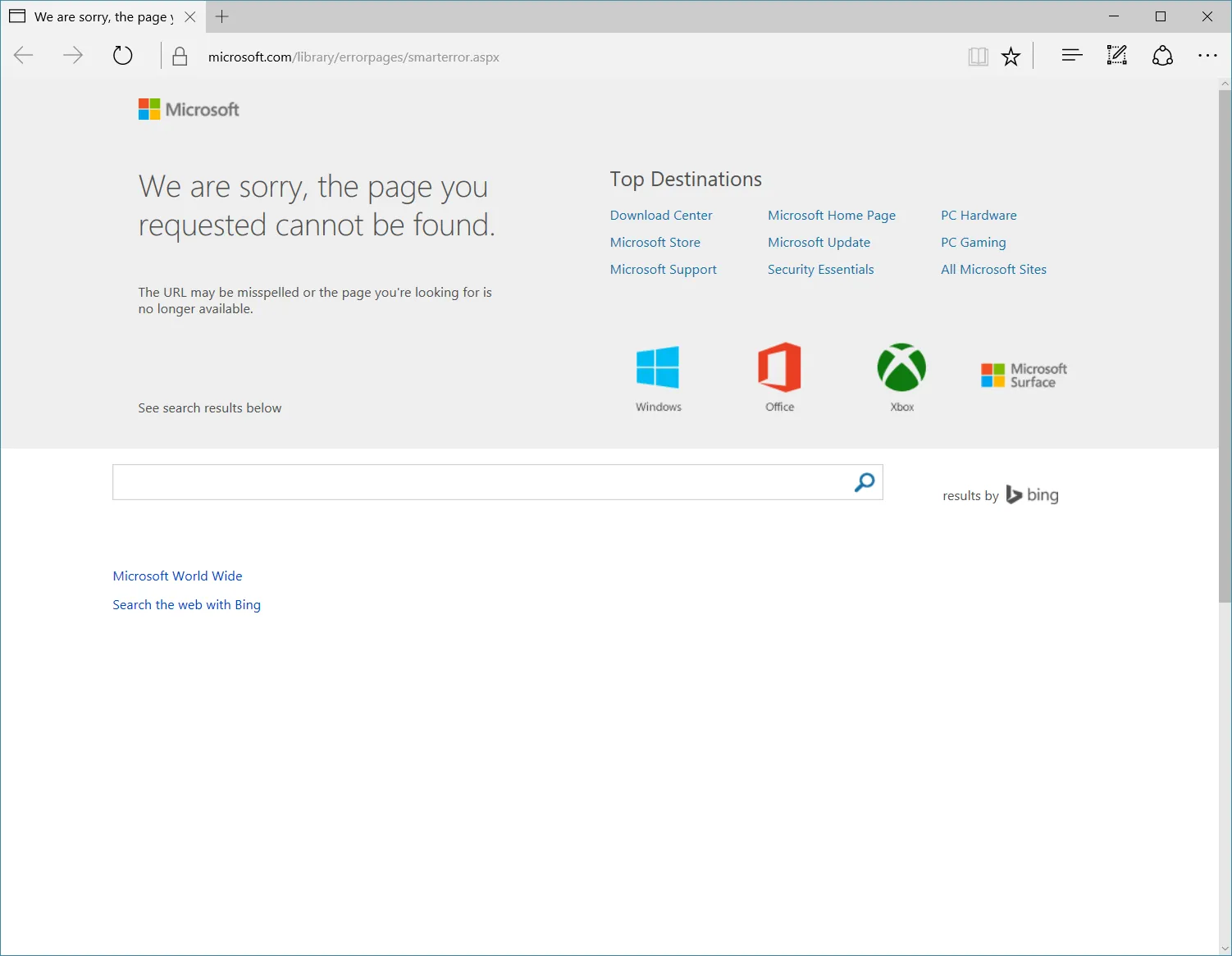 We are sorry, the page you requested cannot be found.