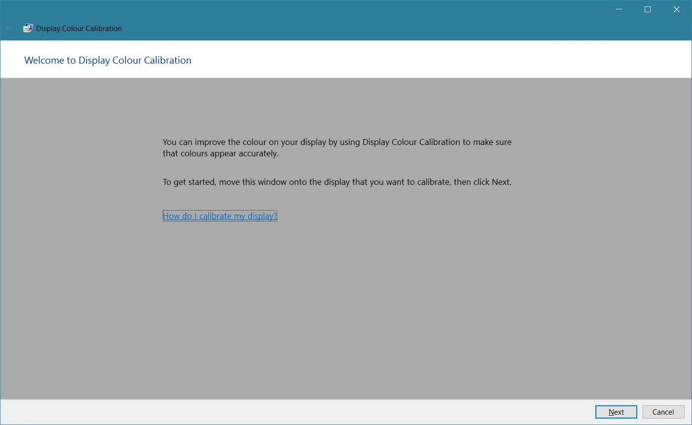 Display Colour Calibration