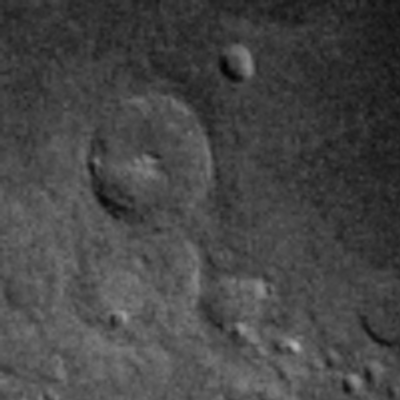 A crop of the red channel of an input image, converted to greyscale